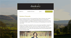 Desktop Screenshot of dunleavyvineyards.co.uk